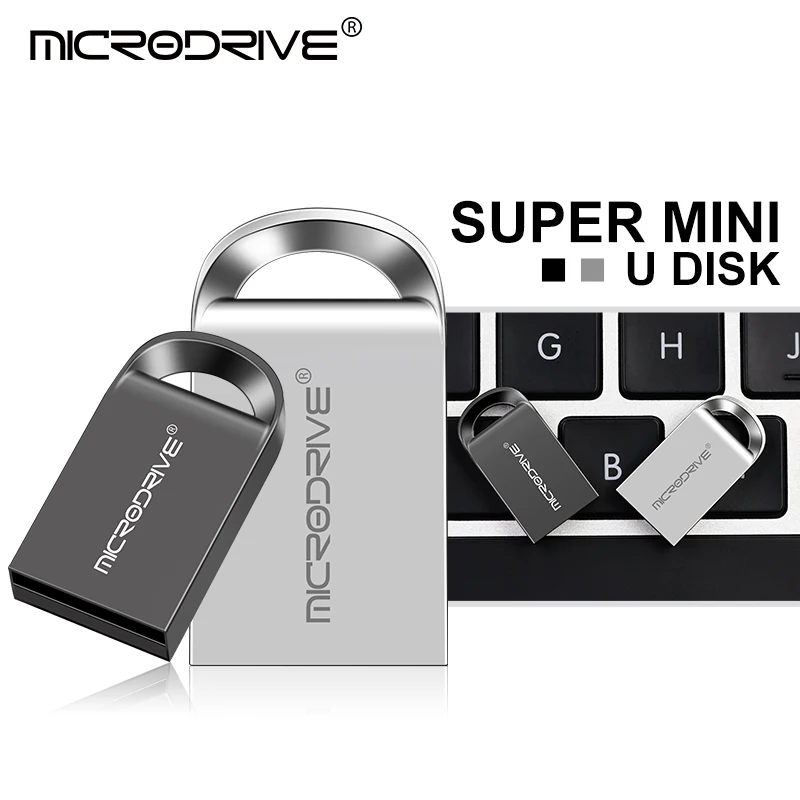 Супер Мини 32Гб металлический USB флеш накопитель 4GB/8gb/16gb/32GB/64GB 128 ГБ Флеш USB2.0
