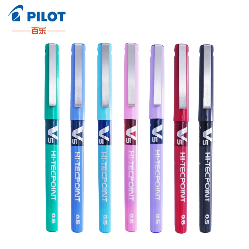 Pilot BX-V5, деловая ручка с роликовым наконечником 0,5 мм, элегантный стиль, канцелярские принадлежности для офиса и школы