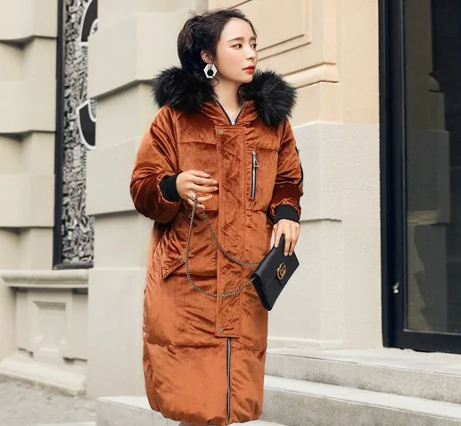 down jacket khaki Новое поступление, зимний женский пуховик, пуховик для беременных, верхняя одежда для беременных, теплая одежда, зимние парки 1000 - Цвет: down jacket khaki