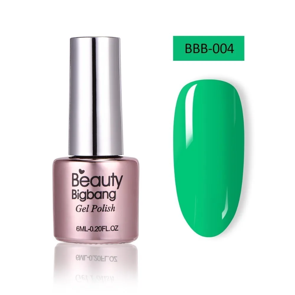 4A Beautybigbang флуоресцентный Неон лак для ногтей зеленый цвет дизайн ногтей поли Гель-лак фосфоресцирующий Vernis Ongle светящийся в темноте лак - Цвет: 4A