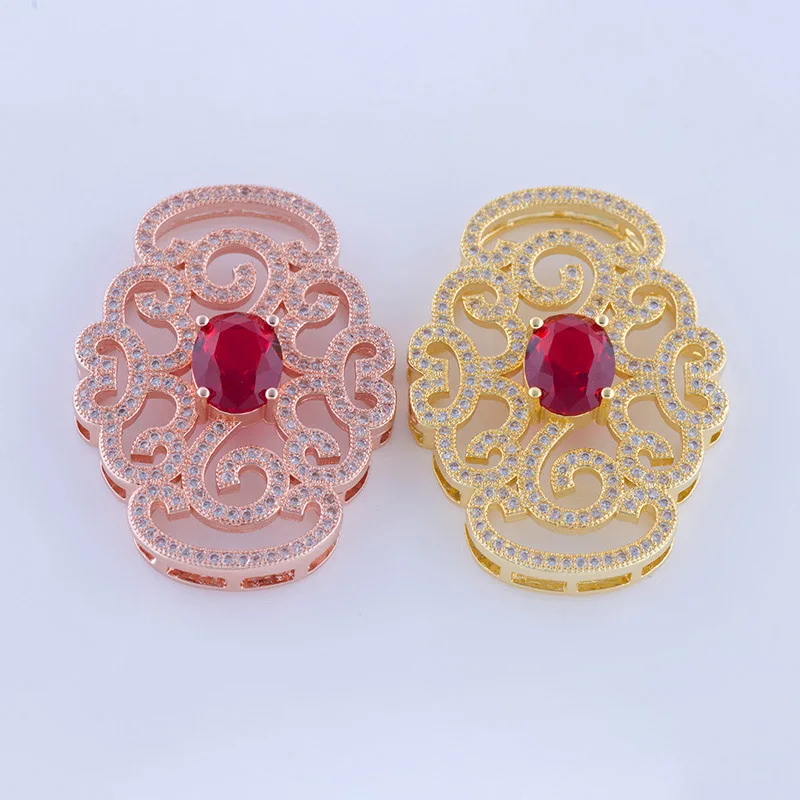 Ювелирные изделия роскошные циркониевые стразы Кристальные соединители