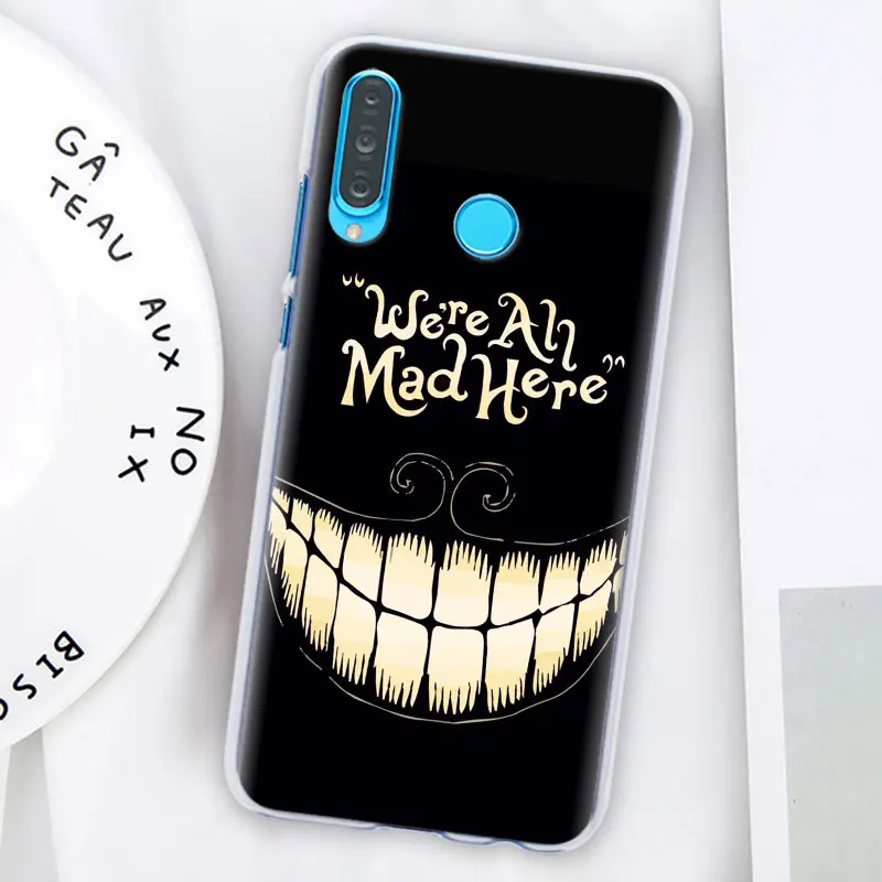 Алиса в стране чудес Чеширский кот чехол для телефона coque для huawei P30 Pro P10 P20 P30 Lite P8 P9 Lite P Smart Plus чехол