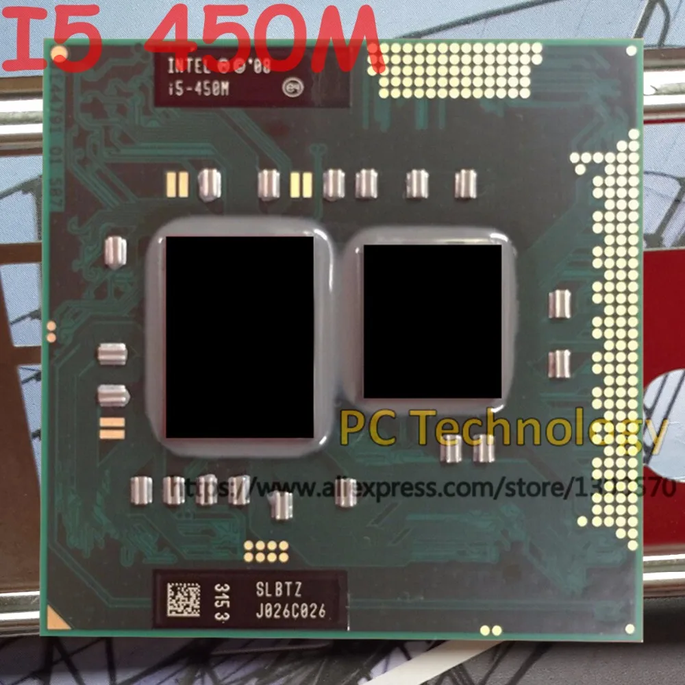 Оригинальный двухъядерный процессор Intel Core I5 450m CPU 2 40 ГГц 3M|laptop processors|intel core i5intel |