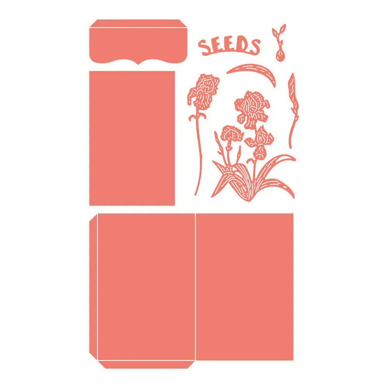 Naifumodo Seed Package металлические режущие штампы DIY Скрапбукинг альбом для изготовления