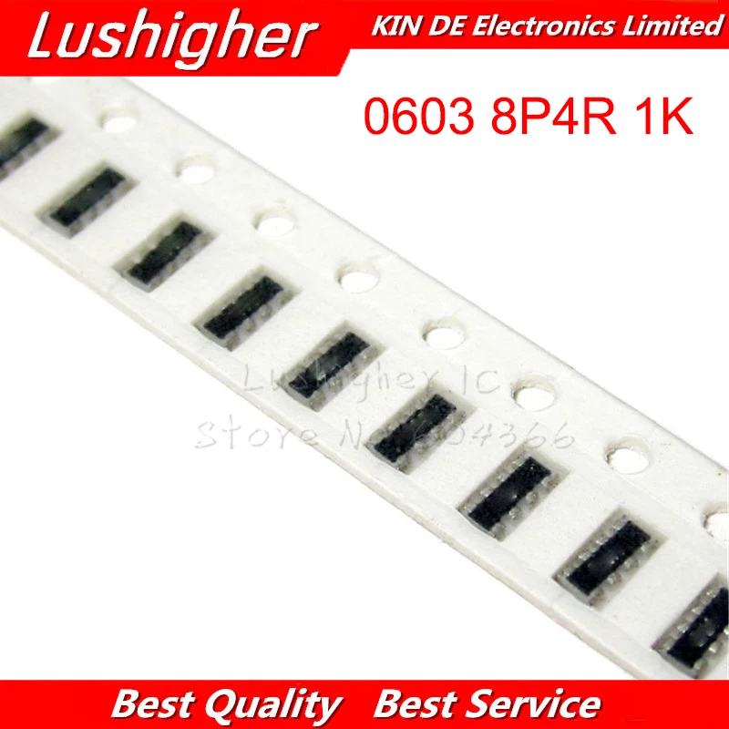 

200 шт., 0603 SMD 0603 8P4R 2*4P 1K Ом