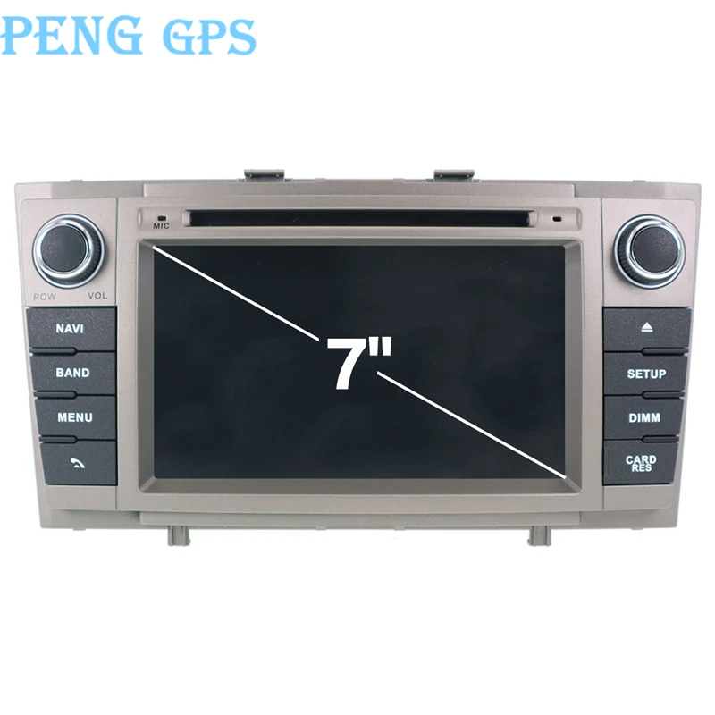 Новейший автомобильный DVD плеер с GPS навигацией для Toyota Avensis T27 2009 2015 Головной блок