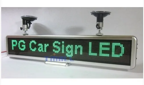 Новинка зеленая Автомобильная программируемая светодиодная подвижная