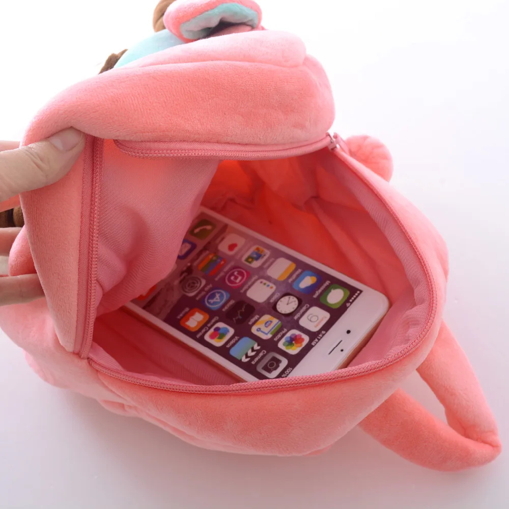 Плюшевый мультяшный Детский рюкзак для детей ясельного возраста школьные сумки