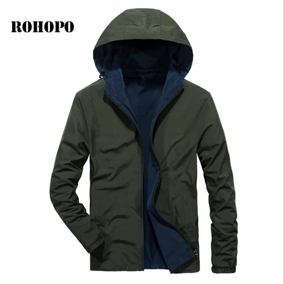 Мужская куртка с двойной стороной ROHOPO 4XL до M Осенний школьный мужской