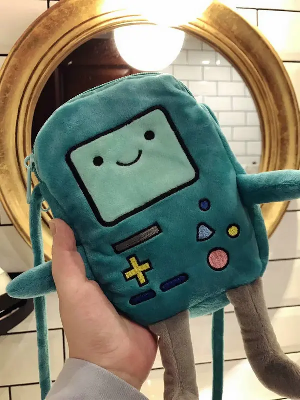 Ins hot Finn& Jake, фигурка, сумка через плечо, Swag Rap, плюшевая Сумочка для монет, сумка для телефона, аниме, advanture, сумка, сумка, игрушки для детей