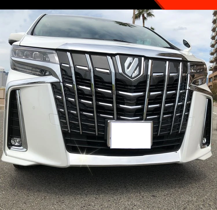 Внешние аксессуары для Toyota Alphard AH30 Sport Edition, накладка на передний бампер из нержавеющей стали