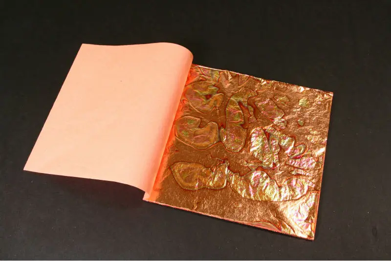 5 шт. в буклете сделай сам итальянский красный с разноцветной золотой фольгой