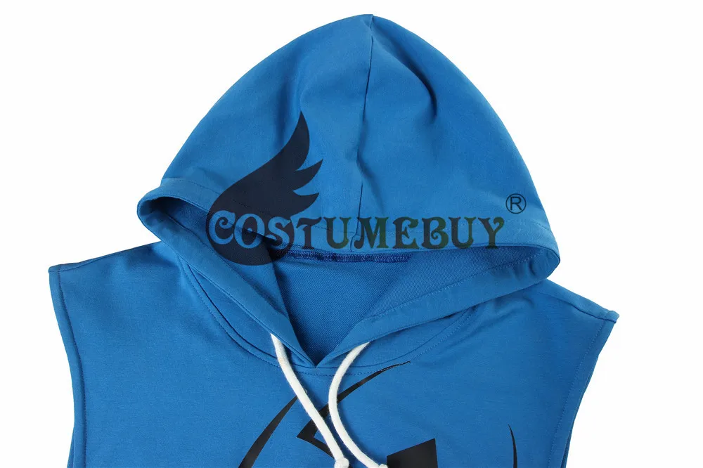 Costumebuy Скарлет Костюм паука бен Рейли косплей супергерой Человек паук синий жилет Мужская куртка с капюшоном наряд на Хэллоуин