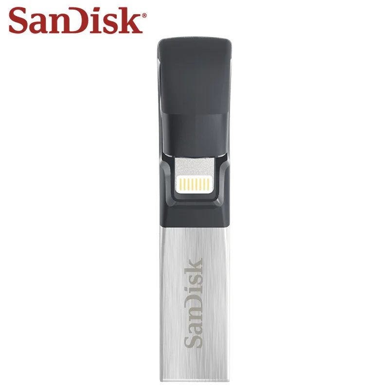 SanDisk USB флеш-накопитель 64 ГБ 32 двойной OTG 3 0 iOS lightning для iPhone iPad iPod APPLE MFi | Компьютеры и
