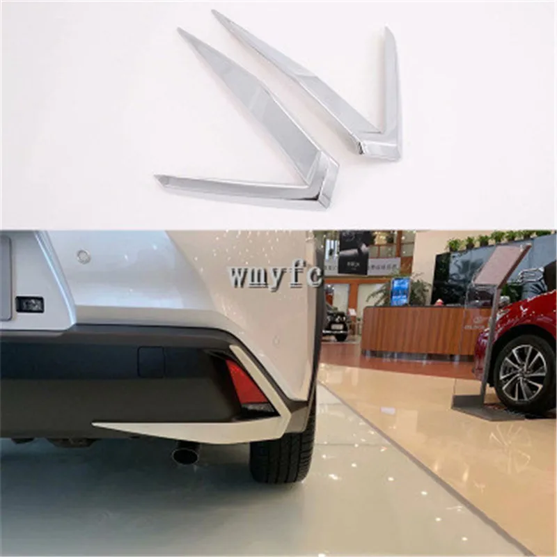 Car Styling ABS Exterior Rear Fog Light Lamp Sticker Cover Trims 2pcs For Lexus UX UX200 UX250h 260H 2019 2020 Auto Accessory | Автомобили