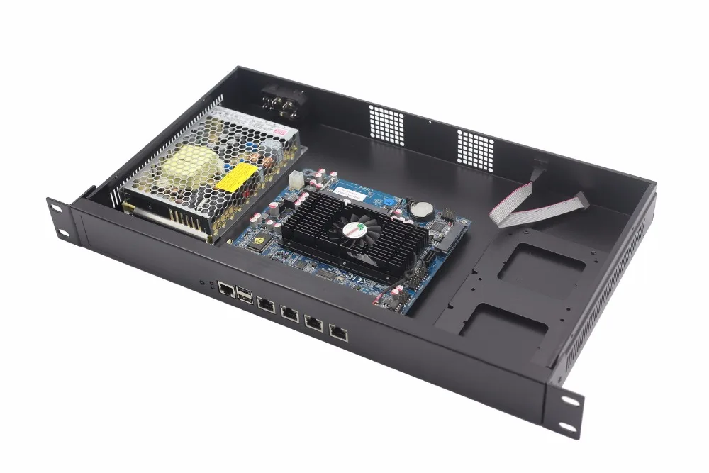 HCiPC B202 2 HCL SD2550 4LA система ATOM D2550 + By Pass 4LAN 1U брандмауэр система/маршрутизатор