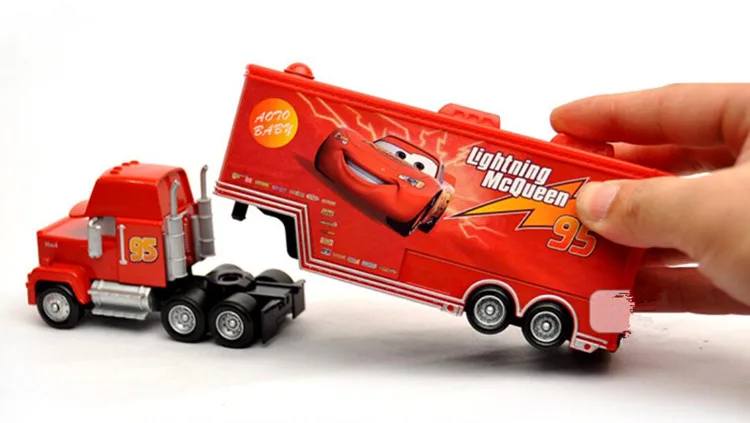 Disney Pixar Тачки 2 игрушки Молния Маккуин Mack грузовик король 1:55 литье под давлением металлический сплав Модель Фигурки игрушки подарки для детей