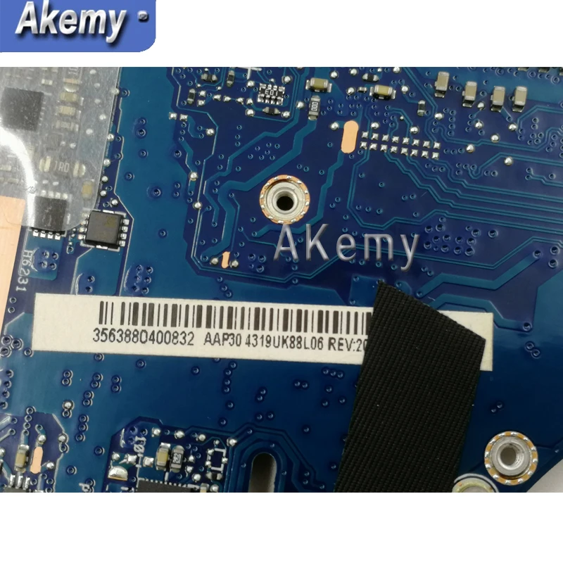 

Akemy UX303LAB Laptop Motherboard For Asus UX303LA UX303LNB Laptop Motherboard I7-5500U 4GB RAM 90NB04Y0-R05000