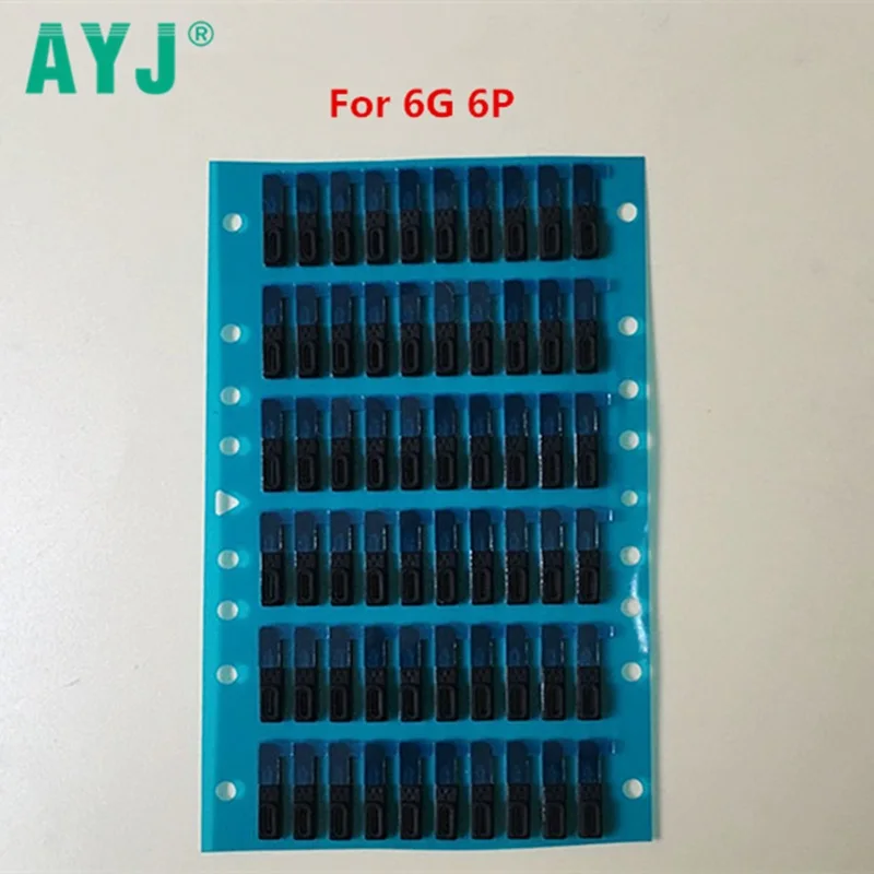 AYJ 100 шт. для iPhone 5s 6 6plus 6s 6splus 7 7plus клейкий наушник динамик защита от пыли