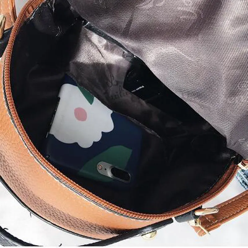 Женский кожаный рюкзак детский мини-рюкзак милый для девочек-подростков с