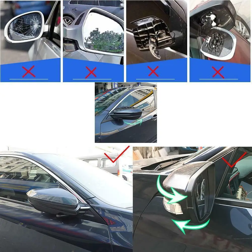 Universal Car Side Mirror Folding System Auto Side Rear View Mirror Folding Closer Kit