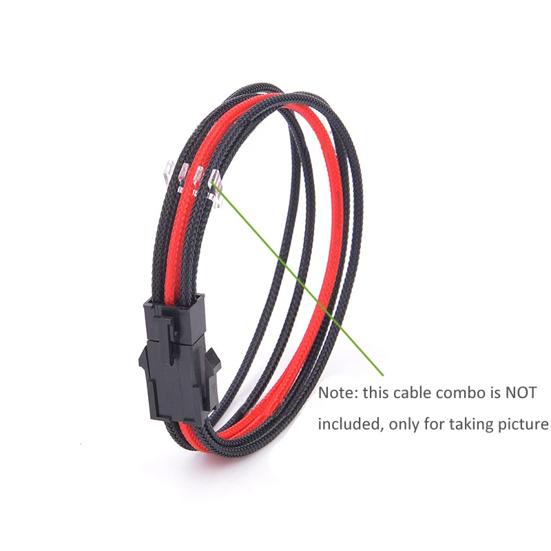 Ультра-лучшие нейлоновые кабели с муфтой PCI-E PCIe PCI-Express 6 P Мужской и Женский