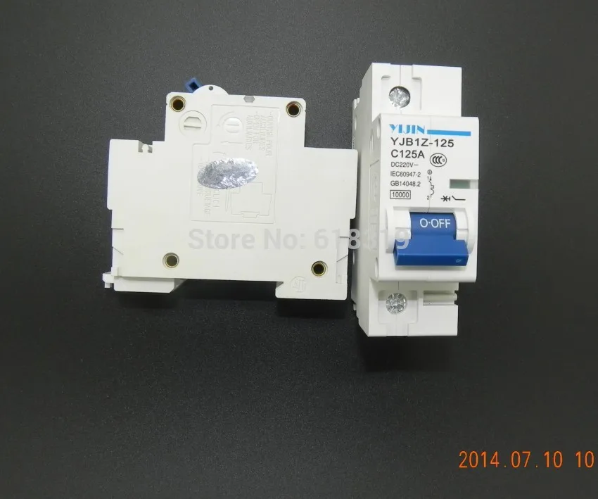 10 шт./лот лидер продаж 2P 125A DC440V MCB фотоэлектрическая солнечная энергия PV мини