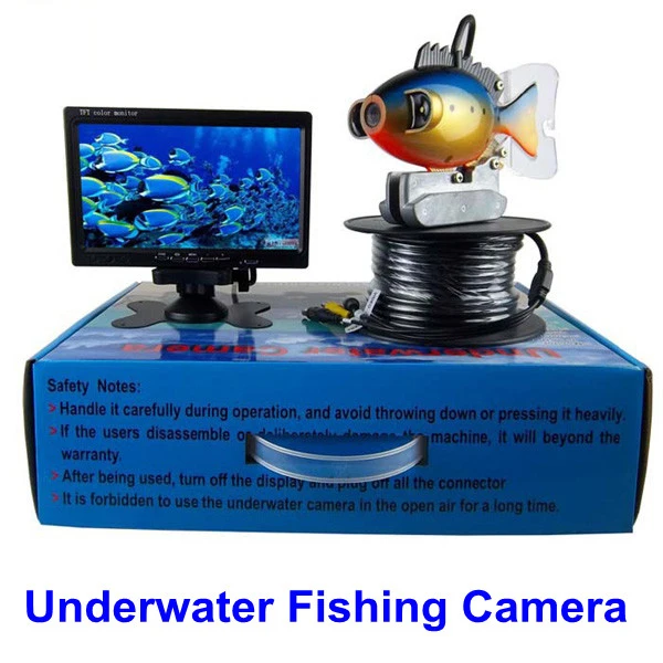 7 дюймов Портативный 20m подводная CCTV камера Морская рыбалка на озере камера|underwater