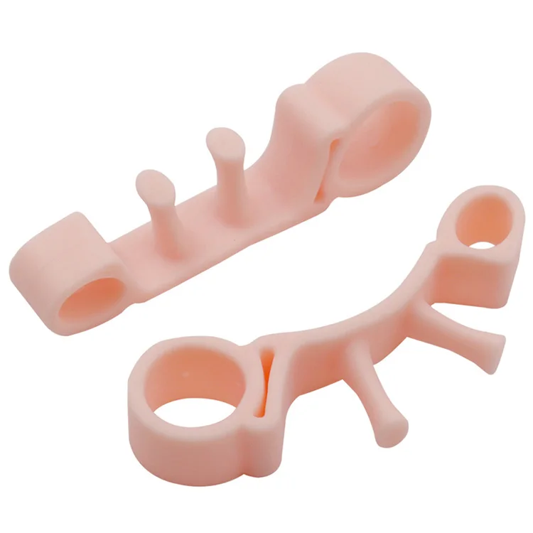 1Pair Silicone Gel Hammer Toe Separator Correction Straightener Orthopedic Metatarsal Rings Feet Care Shoes Cushion foot Pads