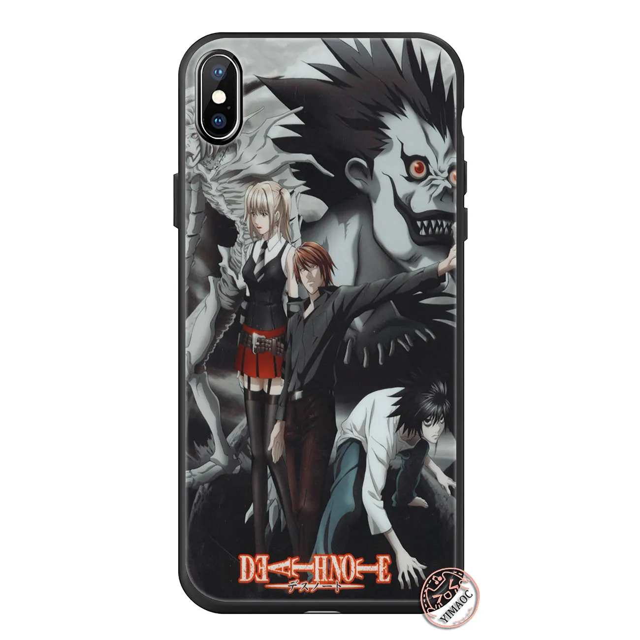 7 YIMAOC Death Note Рюк Кира Мягкий силиконовый чехол для телефона для iPhone 11 Pro XS Max XR X 6 6S 7 8 Plus 5 5S SE 10 TPU черный чехол - Цвет: 7