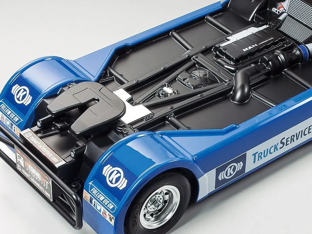 Tamiya 58632 1/14 RC автомобиль TT01E шасси команды Hahn гоночный грузовик MAN TGS w/ESC