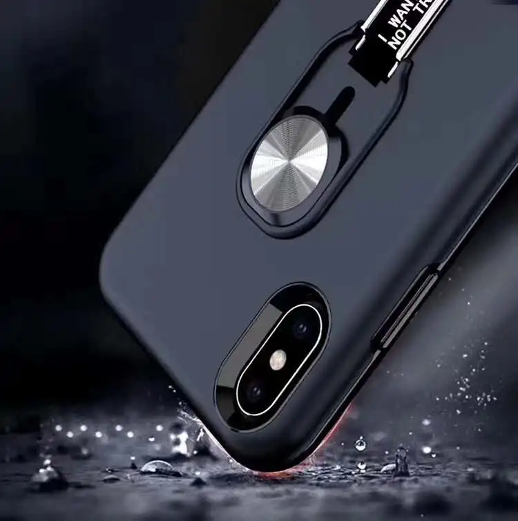 Автомобильный мягкий чехол с магнитным кольцом для Samsung S6 S7 S8 S9 S10 E Plus полное