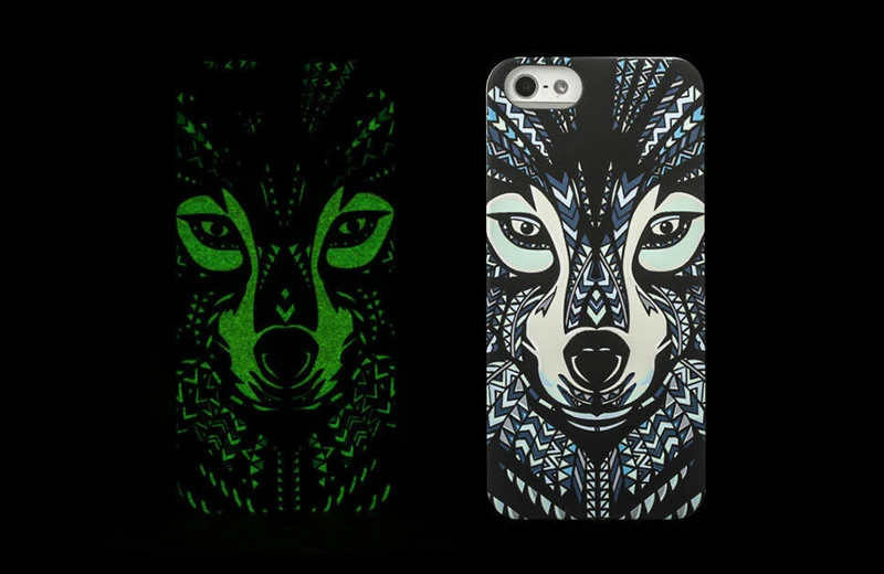 Световой ацтеков животных чехол для iPhone 6 6S Plus выбитый кролик льва слона Fundas 7 5 5S SE