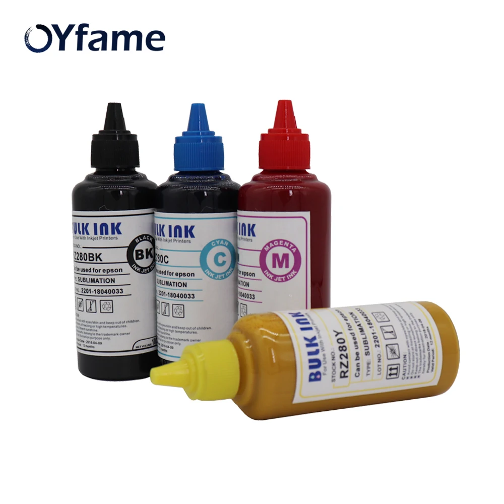 OYfame 100MLx 4 Colors Sublimation Ink For Ricoh GC21 GC31 Heat Transfer Press SG3100 SG2100 e3300N | Компьютеры и офис