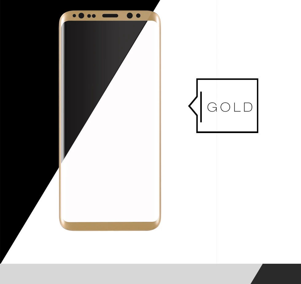 Gourde, новинка, 3D, 9 H, закаленное стекло для samsung Galaxy S9, взрывозащищенное, изогнутое, полное покрытие, Защита экрана для S8 Plus, S9 plus