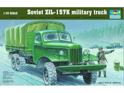 

Trumpeter 01003 1/35 ZIL-157K Military Truck plastic model kit