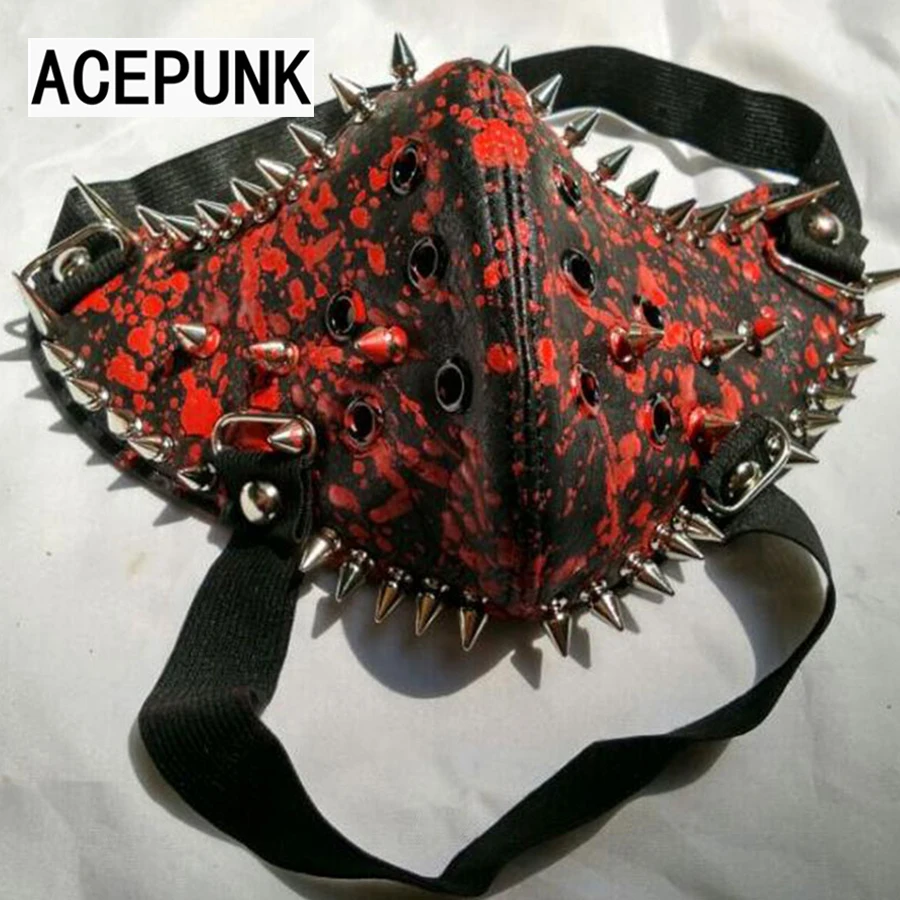 Новинка 2020 маска в стиле ретро панк кровавые маски теплые зимние на Хэллоуин с