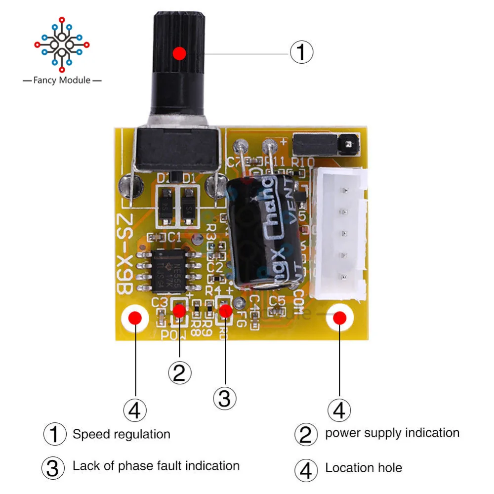 DC 5V-12V-15V 2A 15 Вт BLDC 3-фазный бесщеточный мотор Скорость контроллер постоянного тока мотор драйвер Бессенсорное плата Модуль гибкий кабель