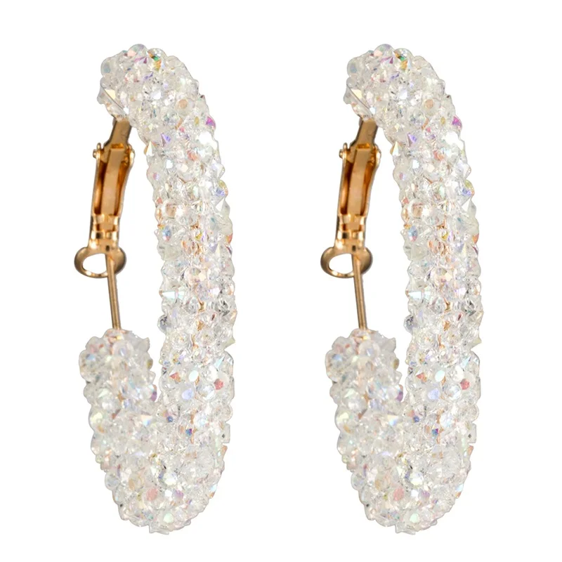 BXW новый дизайн модный очаровательный австрийский хрусталь серьги кольца