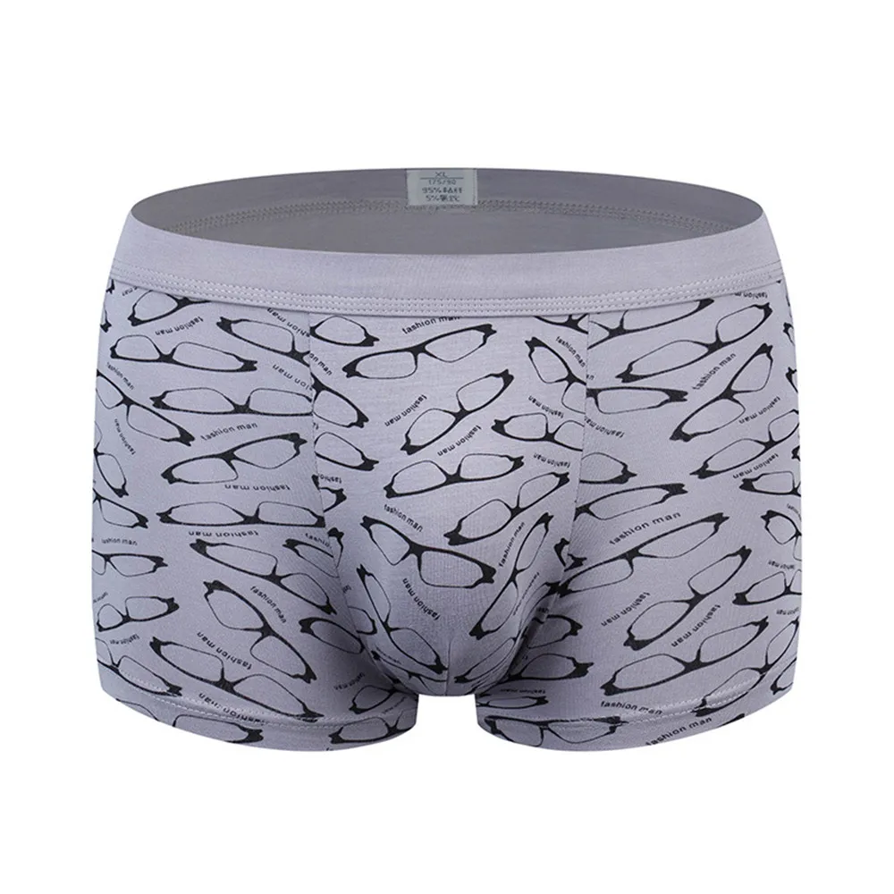 

Men's durable anti-bacterial flat angle underwear elastic modal men's underwear 3pcs/lot