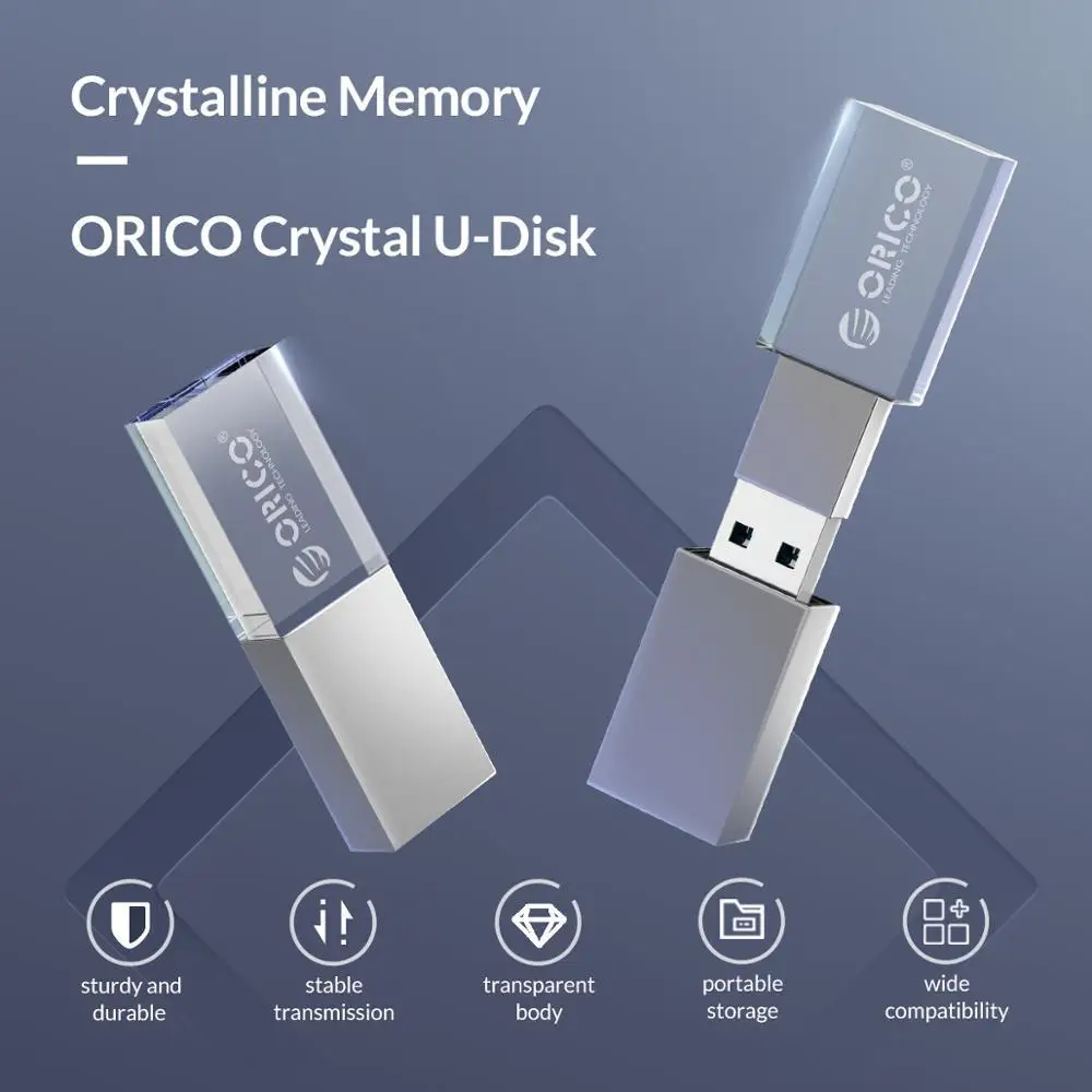 U диск ORICO Crystal флеш накопитель USB 3 0 64 ГБ 32 16 ГБ|USB флэш-накопители| |