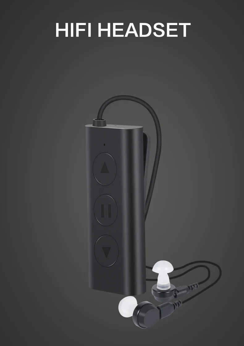Новые беспроводные Bluetooth 5,0 усилитель гарнитура HD стерео Спортивные Bluetooth наушники с микрофоном аудиофоны слуховой аппарат наушники