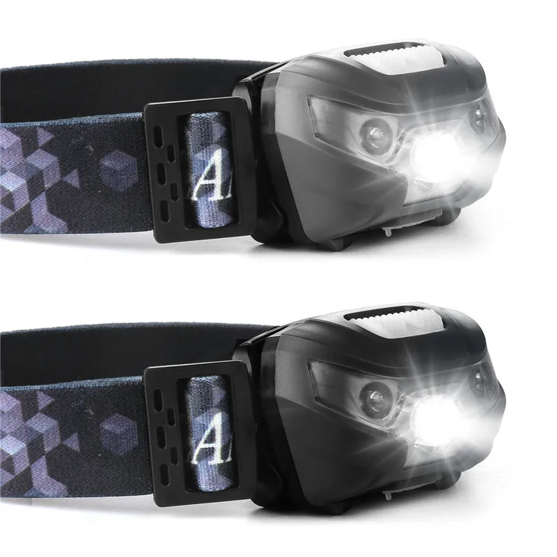 Перезаряжаемый светодиодный налобный фонарь водонепроницаемый сенсор фара 3000