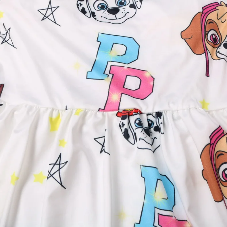 2019 New Cute Casual Cartoon Dog Dress for Girls | Детская одежда и обувь