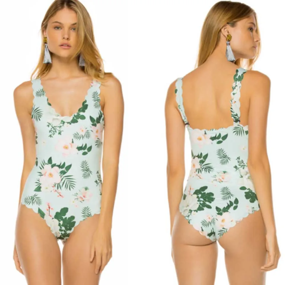 Женский купальный костюм KayVis винтажный с принтом в стиле ретро пляжная одежда