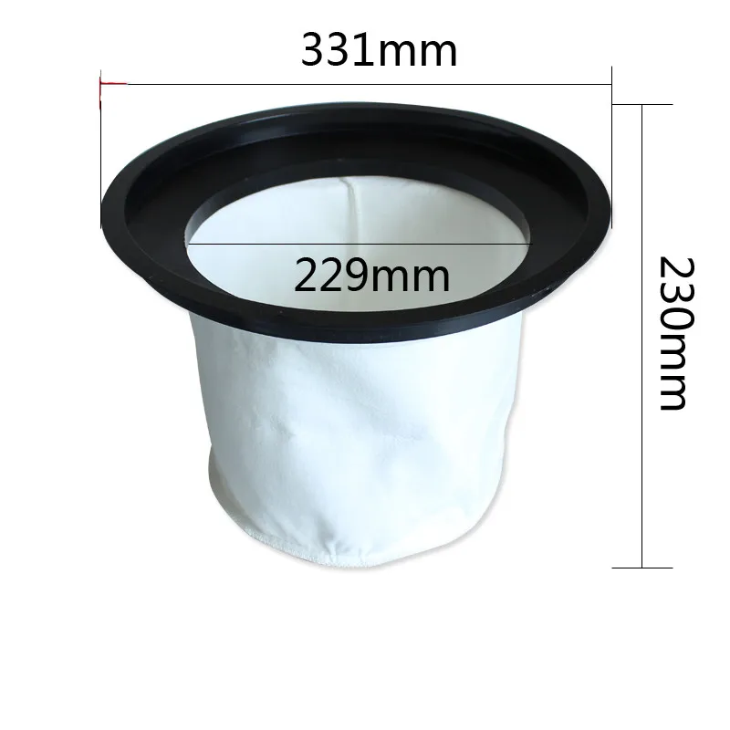 Тканевый мешок для пыли для пылесоса 15 л, 30 л, 60 л, 70 л, 80 л, 90 л, запчасти для промышленного пылесоса Jieba, аксессуары Тканевый мешок для пыли для пылесоса 15 л, 30 л, 60 л, 70 л, 80 л, 90 л, запчасти для промышленного пылесоса Jieba, аксессуары