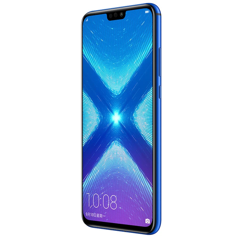 Смартфон HONOR 8X Android 8,1 4G LTE, 4 Гб ОЗУ, 64 Гб ПЗУ, 6,5 дюймов, 2,2 ГГц, четыре ядра, 20 Мп+ 16 МП, 3750 мАч, мобильный телефон с функцией распознавания лица