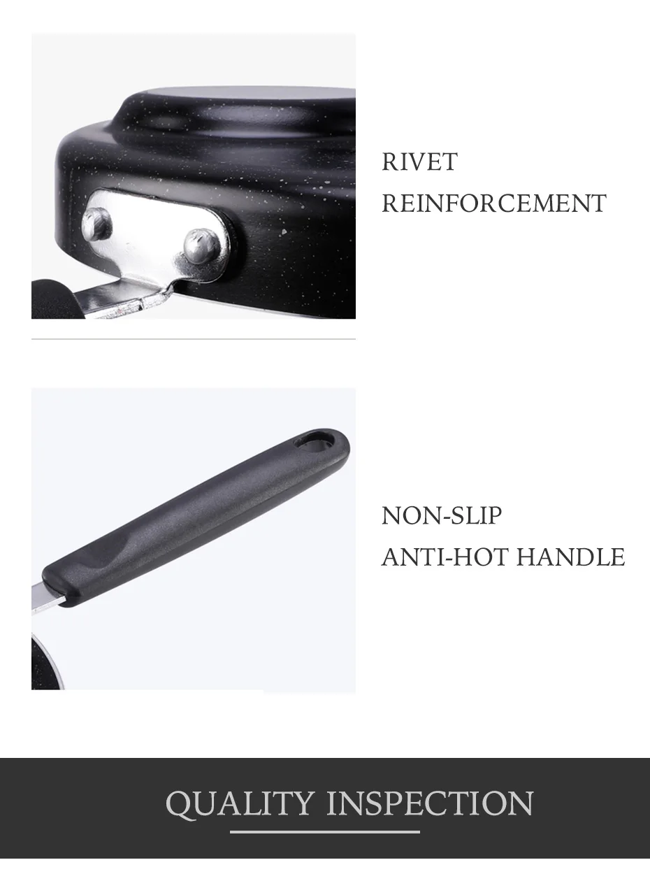 Four-hole Omelet Pan For Eggs Ham PanCake Maker Frying Pans Creative Non-stick No Oil-smoke Breakfast Grill Pan Cooking Pot