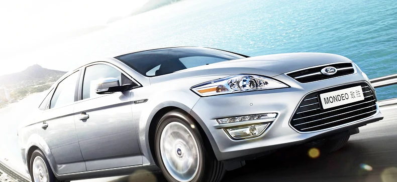 Автомобильный Стильный чехол на голову для Ford Mondeo 2007-2012 фара для фар DRL вариант ангельские глазки Биксеноновые линзы ближнего света