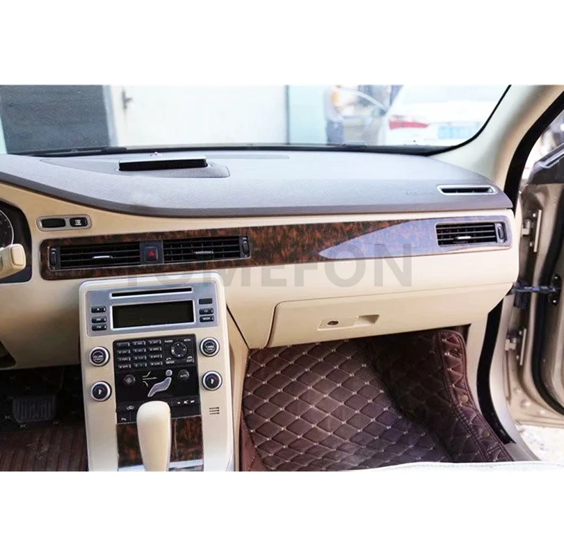 TOMEFON для Volvo S80 2009 до 2011 ABS специальная краска для интерьера спереди вентиляционное отверстие переключения передач переключатель окна панель Стайлинг отделка